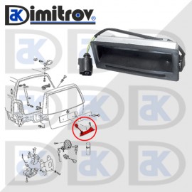 Дръжка заден капак VW Bora Golf IV Jetta III Jetta IV Passat Touareg